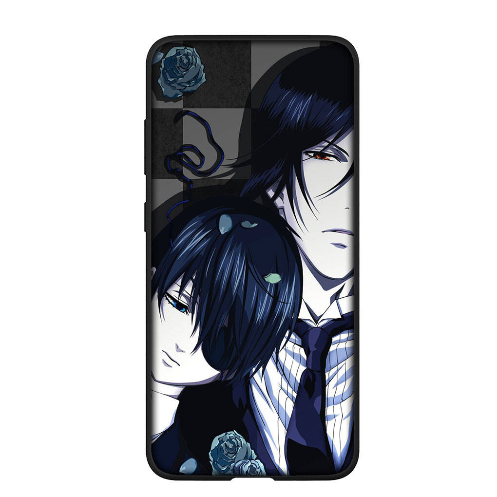 Чехол для телефона Samsung Galaxy S25 S23 S22 S21 S24 Ultra FE A05 A06 A15 A16 A36 A37 A35 A34 A54 A55 A56 A57 A25 A26 A53 A17 Комиксы Черный дворецкий Чехол
