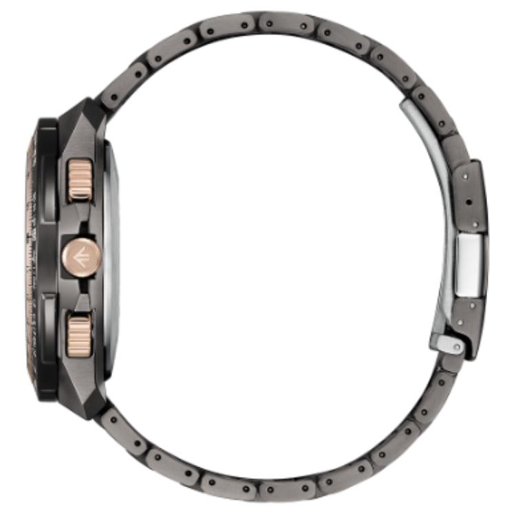 Citizen PROMASTER 200м Водонепроницаемые Радиоуправляемые Кварцевые Часы с Браслетом из Нержавеющей Стали JY8146-54E