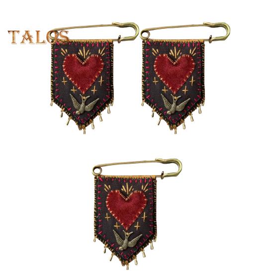 1/2Pcs Hope Protective Pocket with Rosemary Handcrafted Healing Brooch Care Protective Symbols Badge