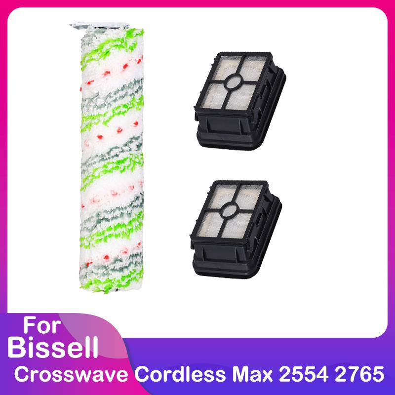 Совместимо для Bissell Crosswave Cordless Max 2554 2554A 2590 2596 2596B 2596M 2765 2765F 2765Z 2765E 2765N Основная щетка Фильтр