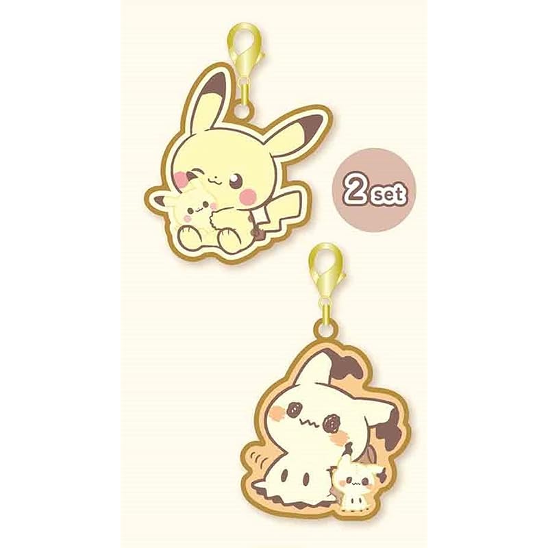[Marimo Craft] Poke Piece мягкая игрушка серия металлический набор подвесок Пикачу и Мимикью Within Ш37.3×В40мм PKP-180