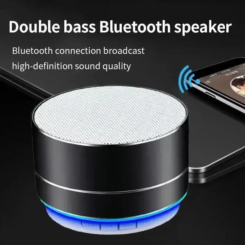 Мини-Bluetooth-колонка A10 с металлическим корпусом, портативная беспроводная компактная колонка с насыщенным звуком для путешествий, подарок