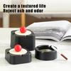 Creative Ashtray Plastic Home Internet Cafe Office Ashtray Enlarged With Lid Anti-Fly Ash Ashtray Ornaments