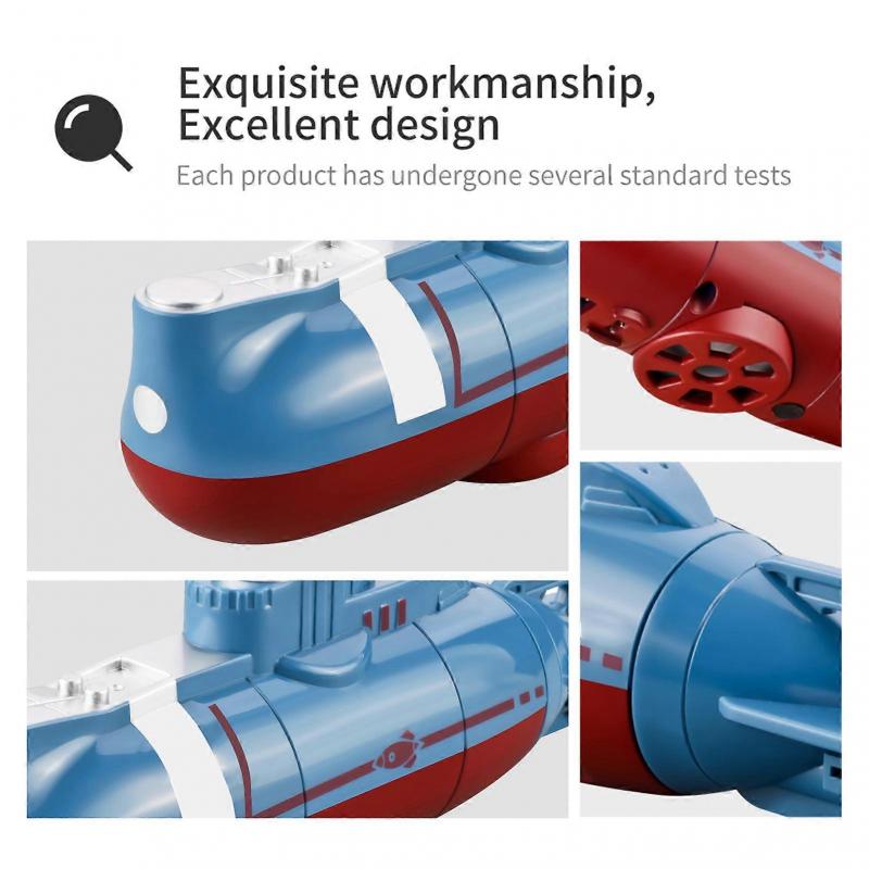 Remote Controlled Submarine kids Toy Model of Diving Fish Tank Remote Control Simulated Nuclear Submarine Remote Control Ship