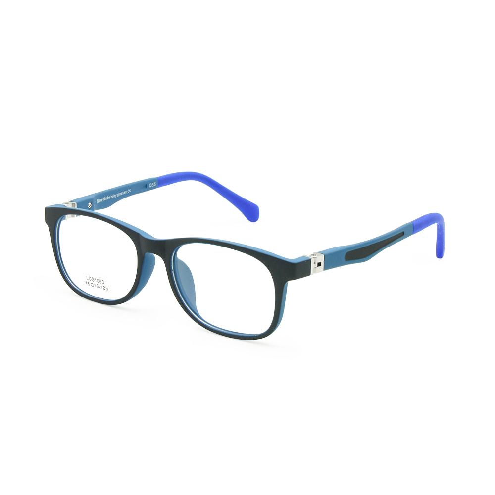 Kids Glasses Size 45 Safe Bendable With Spring Hinge Flexible Optical Frame Boys Girls Children Eyeglasses Plano Lenses