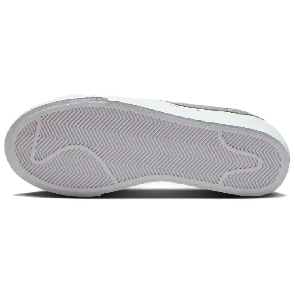 Nike Женские кроссовки Blazer Low на платформе Photon Dust White Black Cave Stone DJ0292-004