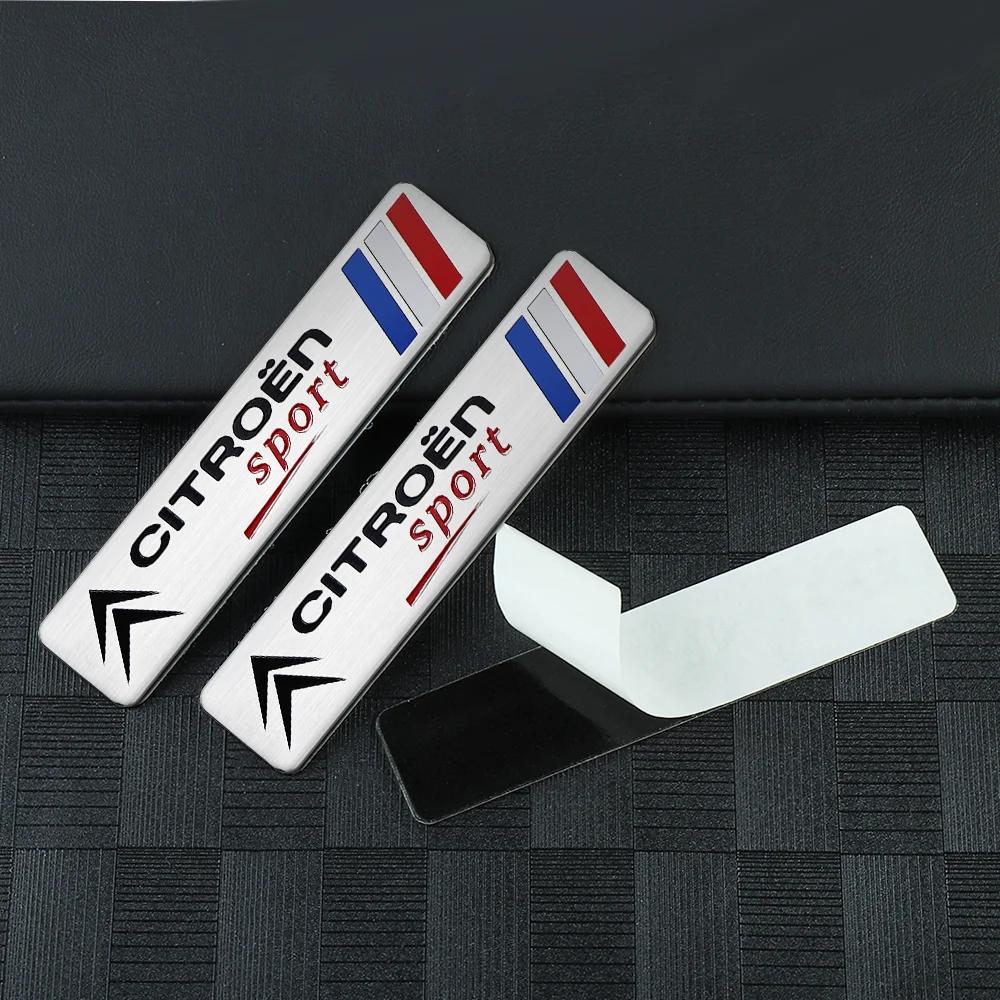 2026 Hot Car Sticker Car Styling 3D Aluminum Emblem Car Decoration Body Sticker Decals For Citroen C1 C2 C3 C4 Grand Picasso C4L alf123