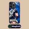 Чехол для телефона Demon Slayer Иноске для iPhone 16 15 14 13 12 11 Pro Max Plus Mini MagSafe Стеклянная Цветная Защитная Крышка Мобильные Телефоны