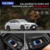Center Console Armrest Storage Tray With Silicone Mat For Lexus ES -2025 LHD Left Hand Drive Car Interior Organizer Black