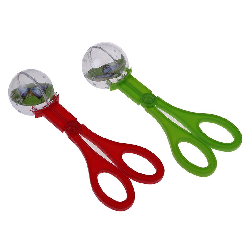 Bug Insect Plastic Catcher Scissors Tongs Tweezers For Kids Children Toy Handy