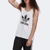 Adidas Майка Originals Trefoil с контрастным логотипом Trefoil, спортивный тренировочный жилет для мужчин, топы белого цвета H06636