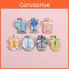 Creative Anime Inspired Pearl Milk Tea Cup Brooch Colorful Metal Accessory For Fashionable Outfits