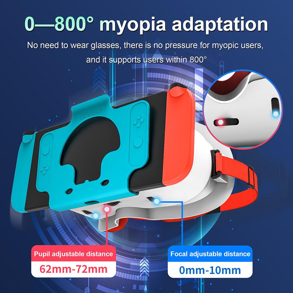 Для Nintendo Switch OLED VR очки Виртуальная реальность гарнитура для Switch Game VR гарнитура очки для Switch OLED игры аксессуары