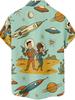 Men'S Short Sleeve Shirt Casual Unique Hip Hop Party Street Hawaiian Shirt Summer Outdoor Vacation Hawaiian Shirt Summer Fashion Button Casual