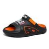 Fashion Summer Men's Slippers Thick Bottom Anti-Slip Sandals Casual Comfortable Driving Beach Shoes EVA Outsole For Indoor And Outdoor