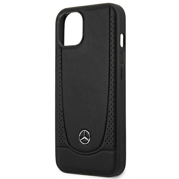 Etui do iPhone 14 Plus Mercedes Hardcase Leather Urban Czarny