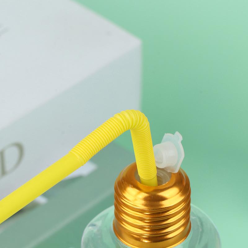 200To500Ml Clear Artificial Light Bulb Shaped Bottle Can Emit Light Drink Cup