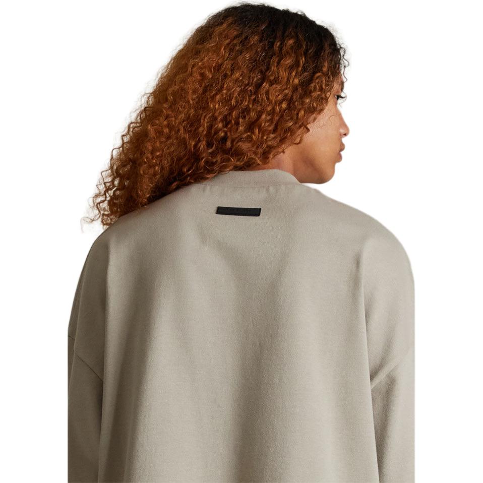 Fear of God Футболка Essentials Heavy Jersey с круглым вырезом, мужские топы, серая 125SP242005F