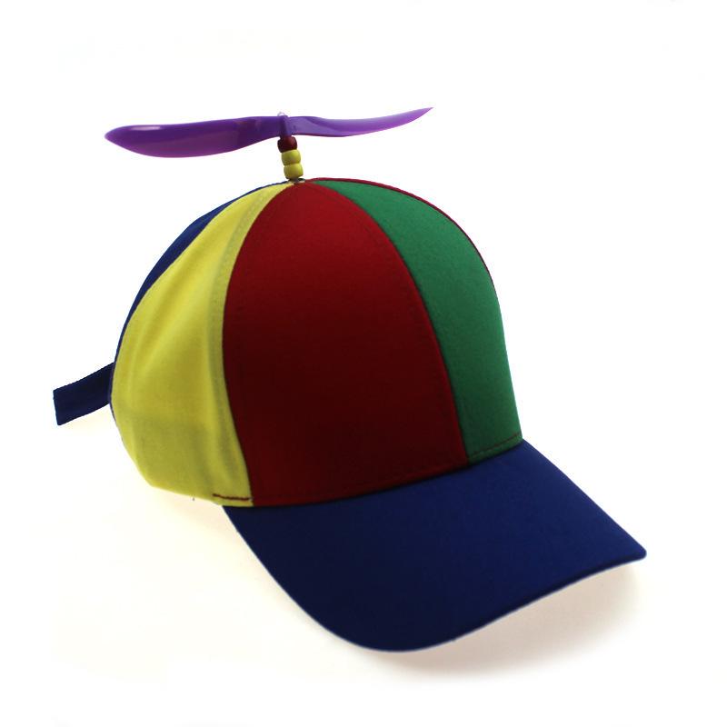 Detachable Propeller Baseball Cap: Sunshade Windmill Duckbill Hat for Spring and Summer