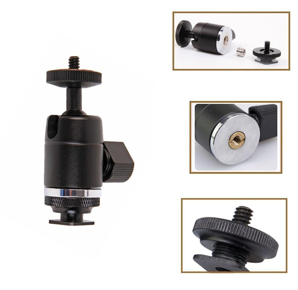 Универсальный кронштейн для подвеса камеры с заполняющим светом и горячим башмаком