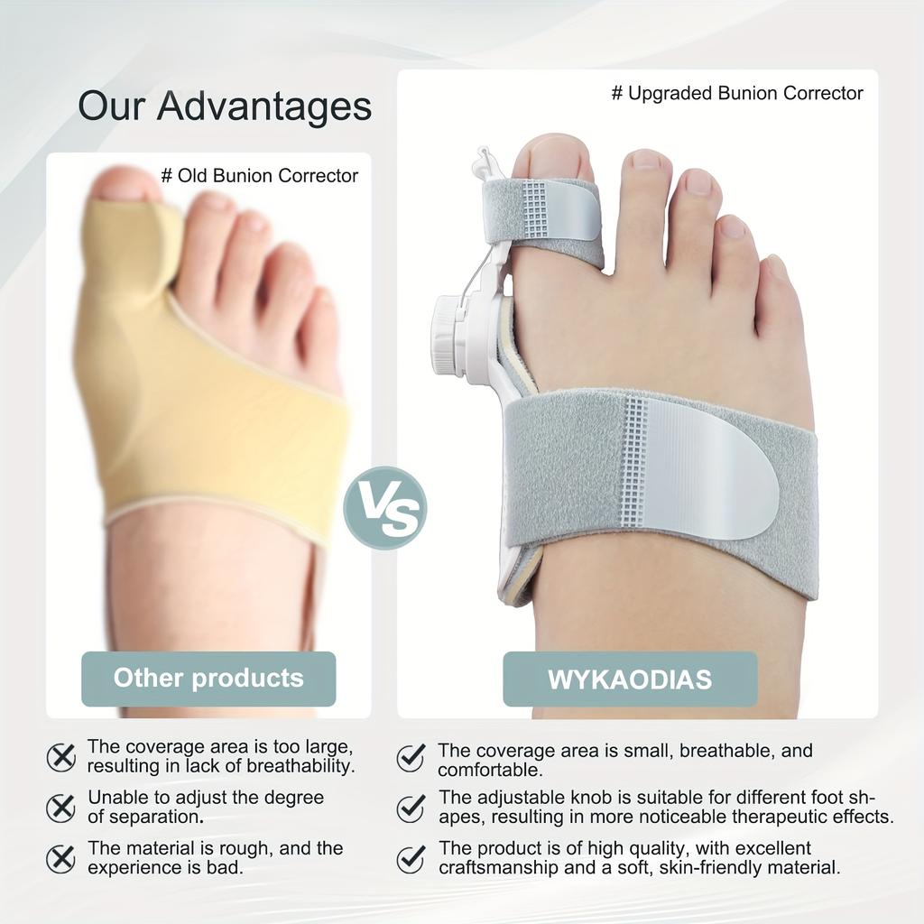 Регулируемый Унисекс Корректор - Поддержка-фиксатор для пальцев рук и ног | Дышащий дизайн для ношения в течение всего дня/ночи | Поддержка осанки