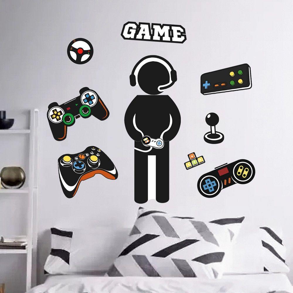 Home Decor Game Handle Stickers Wall Decal Luminous Wall Sticker Self-adhesive Glow In The Dark