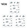 Long-lasting Temporary Tattoos 3Pcs Waterproof Tattoo Sticker for Men Women, Face Body Arm Chest Shoulder Stickers Thigh Waist Decal, Long Lasting Art