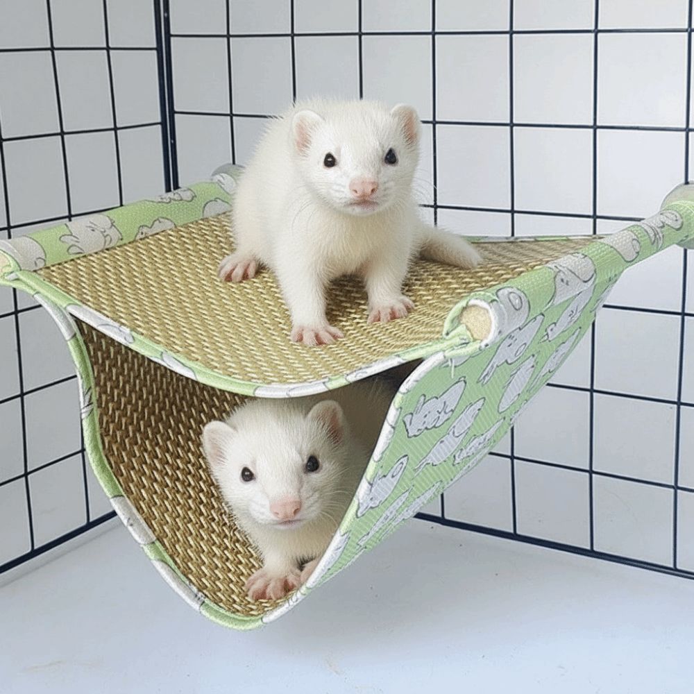 Cool Mat Pet Hammock Breathable Hamster Jumping Platform Pet Supplies Hanging Nest Cage Accessory