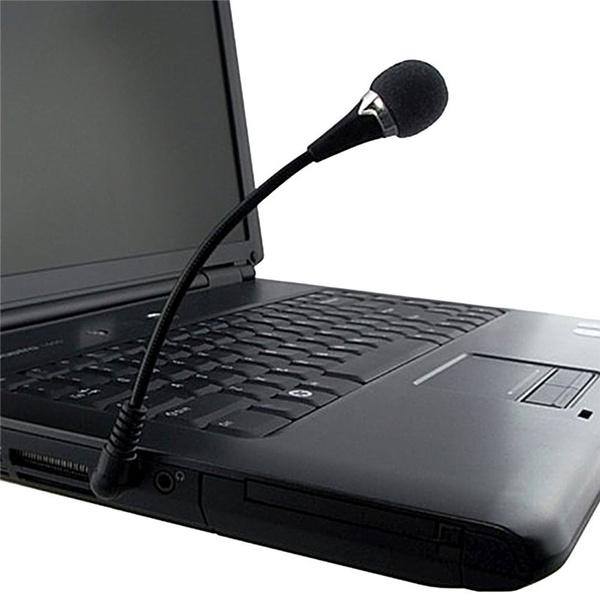 Mini 3.5mm For PC Mobile Phone Condenser Speaker Microphone