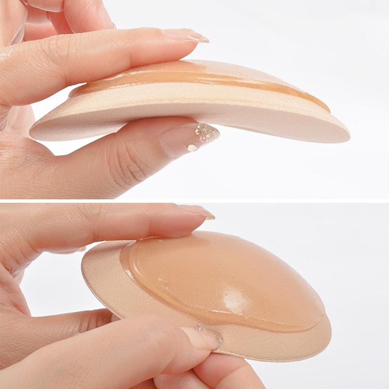 1 пара женских накладок на грудь с эффектом пуш-ап, силиконовый бюстгальтер, накладка для нижнего белья, накладка на соски, наклейки, нашивка, вставка для бикини, аксессуары для купальника