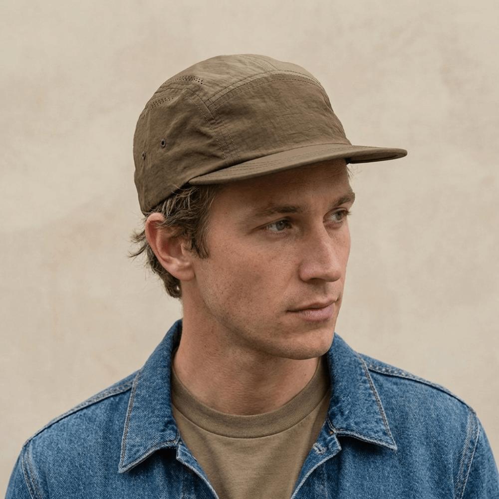 Fashion Color Matching Baseball Cap Quick-drying Korean Style Hiking Camping Hat 5-panel Breathable Men's Summer Hat Women
