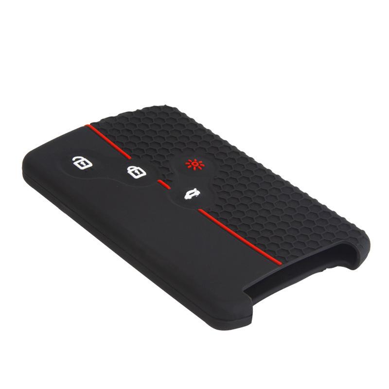 Силиконовый чехол для ключа Renault Kadjar Smart с 4 кнопками для Koleos, Duster, Captur