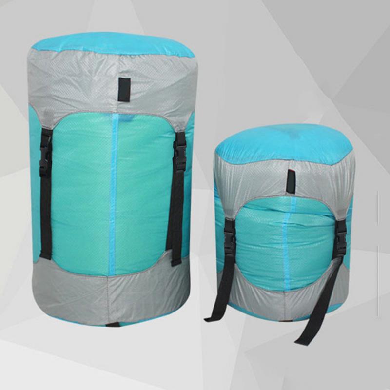 Compression Packing Cubes Outdoor Nylon Stuff Sacks Compression Bags Space Saving Waterproof Anti-Tear Packing Cubes Sleeping