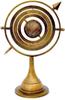 Vintage Brass Armillary Sphere 11" Antique Astrolabe Table Top World Globe Gift