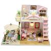 DIY Miniature House 3D Wooden Handmade Dollhouse for Children Birthday Gift