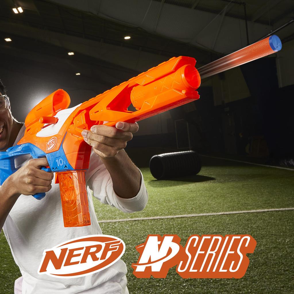 В комплект входят 18 дротиков Nerf N series Pinpoint N1 для спортивной стрельбы из дротиков N 10 в помещении и на открытом воздухе, для детей от 8 лет и старше. F8621 Оригинальный продукт, бластер.