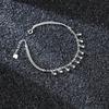 S925 Sterling Silver Simple And Fashionable Round Bead Fringed Bracelet Women'S Niche Design High-End Personalized Bracelet Women'S Bracelet