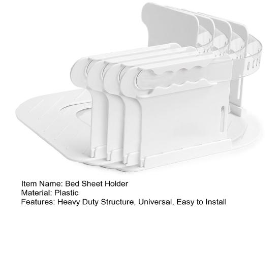 4 шт. держатель простыни с замковой полосой, прочный угловой крепеж простыни, надежно удерживающий простыни, зажим для фиксации простыни на резинке для всех размеров матраса
