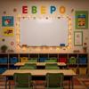 Back to School String Lights for Classroom 19ft Pencil Fairy Lights | LED 3D Classroom Lights, Acrylic Pencil Apple Bus Backpack Clock Hanging