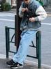 Canvas Bag Waist Pouch for BLACK 426102328191988 [BEAMS HART] Men, -