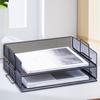 Desktop File Rack Storage Rack Stackable Paper Sorter Desktop File Rack 2 Trays