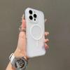 Роскошный матовый прозрачный противоударный защитный чехол для iPhone 16 15 14 13 12 11 Pro Max Plus Магнитный чехол для беспроводной зарядки Magsafe