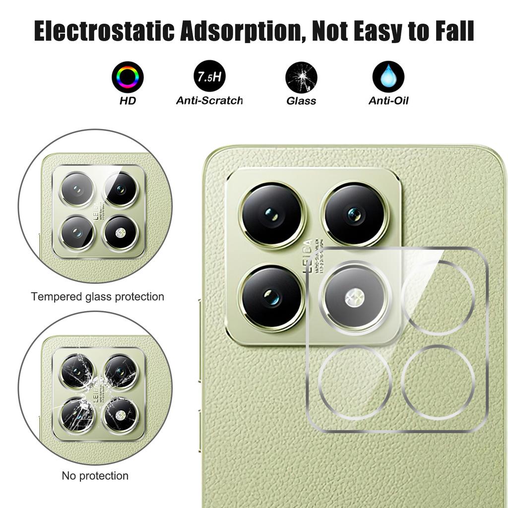 For Xiaomi 14T Camera Lens Protector Ultra Clear Tempered Glass Lens Film