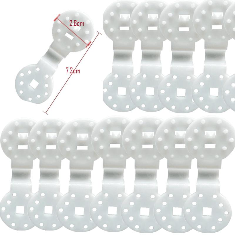 10-100 шт. зажим для солнцезащитной сетки, крепежный зажим для солнцезащитной сетки, тканевый зажим для тента для теплицы, пластиковая втулка, крючок для сетки для забора