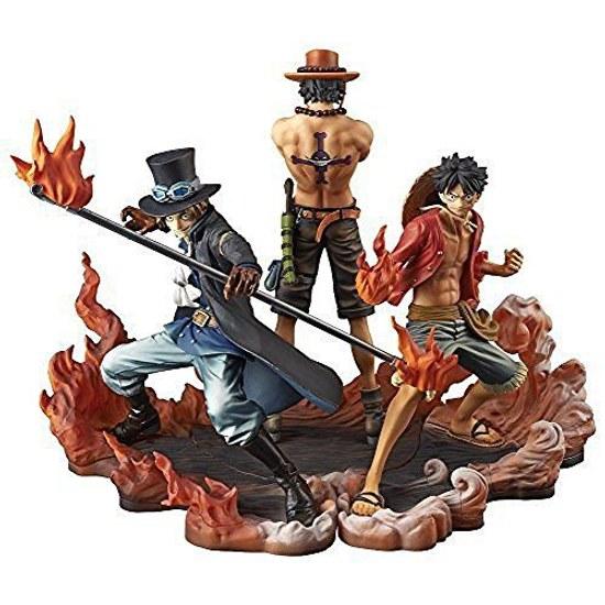 Фигурка One Piece DXF Brotherhood II Аниме Товары Приз Banpresto Луффи Сабо Эйс Полный Набор Все 3 Типа