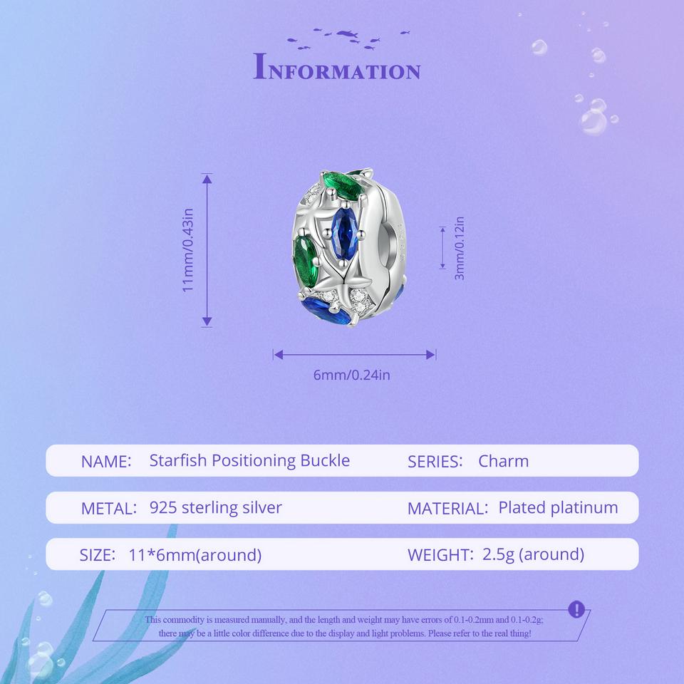 BAMOER Стерлингового Серебра 925 Пробы Мечтательная Серия Oecan Ослепительные Крабовые Бусины Морской Конек Подвески для Женщин Браслет и Ожерелье