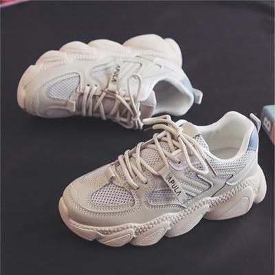 Женская весенняя новая студенческая спортивная обувь для бега повседневная дышащая мягкая подошва легкая сетчатая обувь кроссовки P335