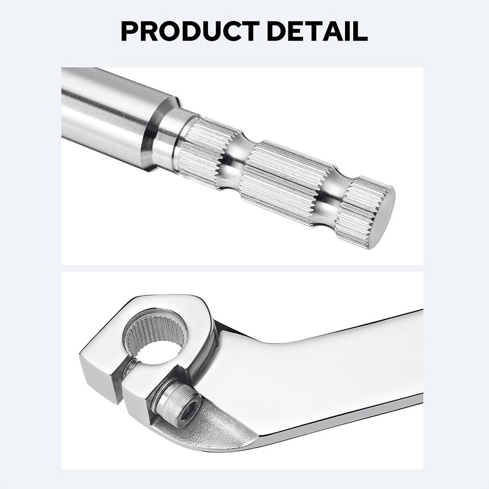 Inner Shifter Lever Shaft Kit, Stainless Steel Inner Shift Rod Lever Fit for Touring Glide