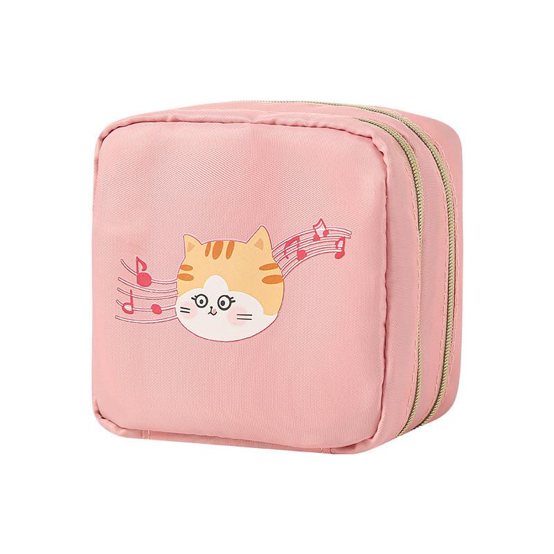 Large Capacity Sanitary Pad Lipstick Coin Purse Women's Menstrual Handkerchief Storage Bag Portable Sanitary Napkin Storage Bag