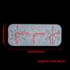 Xmas Ornament Snowflakes Christmas Tree Silicone Mould Christmas Mold Crystal Pendant Resin Molds